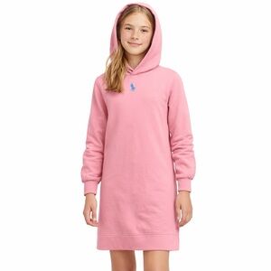 Polo Ralph Lauren Pink Fleece Hooded Dress